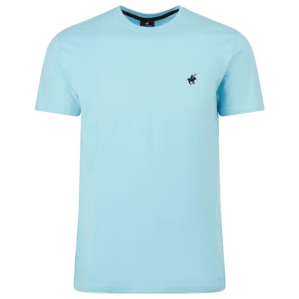 Mens Pacific Polo Club Tshirt 100% Cotton Premium Heavy Short Sleeve Solid Color
